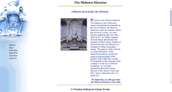 Desktop Screenshot of motownmansion.com